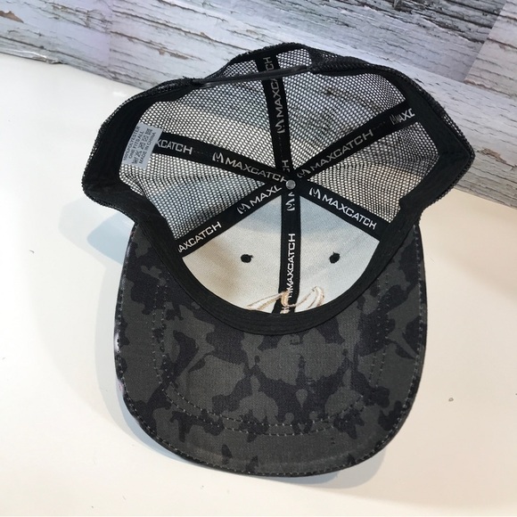 MaxCatch Fishing Snapback Camo Tucker Hat - Picture 4 of 5